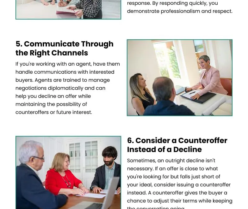 10 Polite Ways to Decline a House Offer