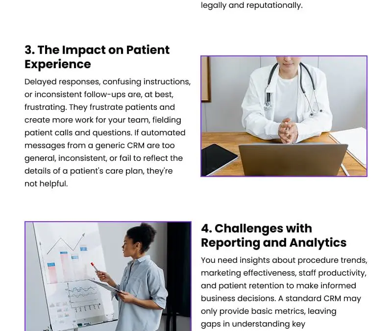 6 Reasons Why Generic CRMs Fail in Plastic Surgery