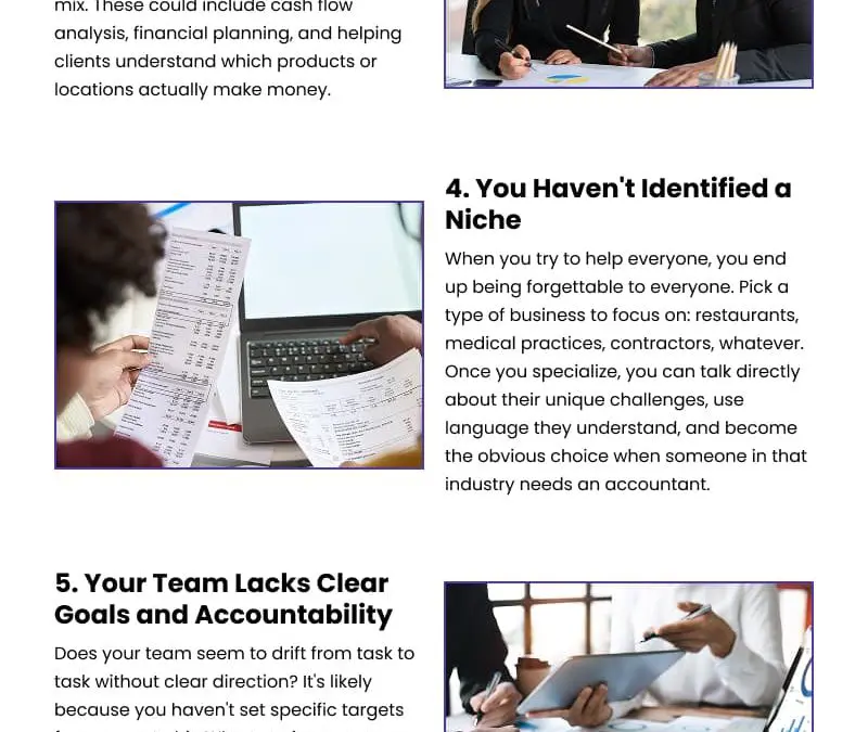 7 Reasons Your Accounting Firm Growth Stalled