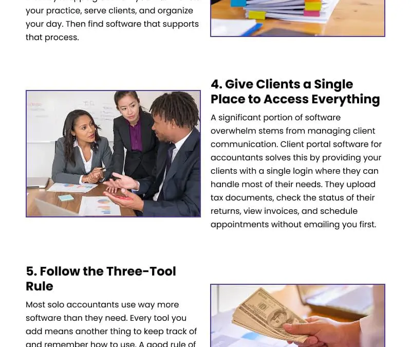 7 Steps to Tackle Accounting Software Overwhelm