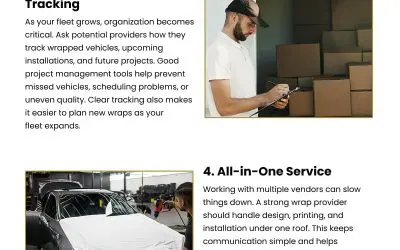 6 Tips for Finding the Right Fleet Wrap Service