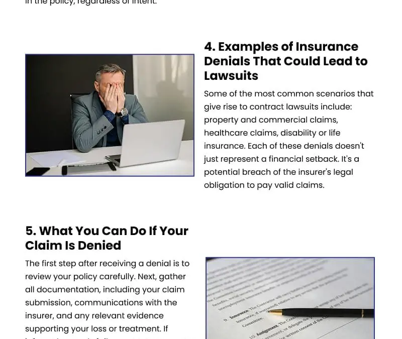 8 Tips for Navigating Denied Claims