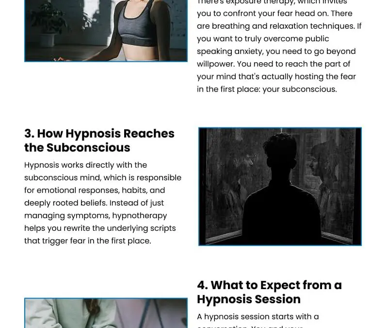 5 Ways Hypnosis Overcomes Stage Fright