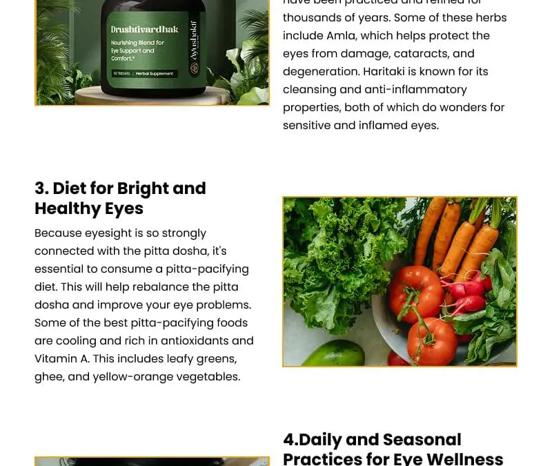 5 Ayurvedic Eye Care Tips