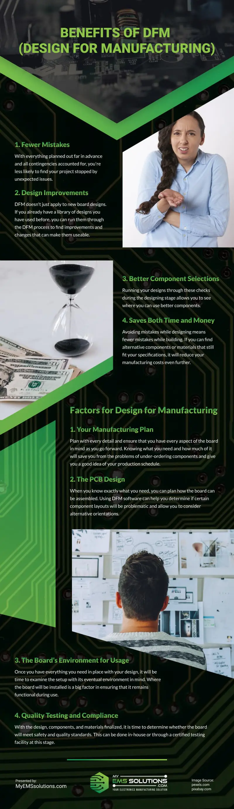 Benefits of Design For Manufacturing Infographic