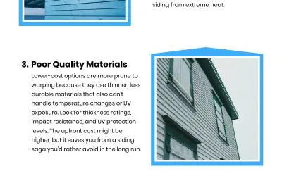5 Causes of Warped Siding