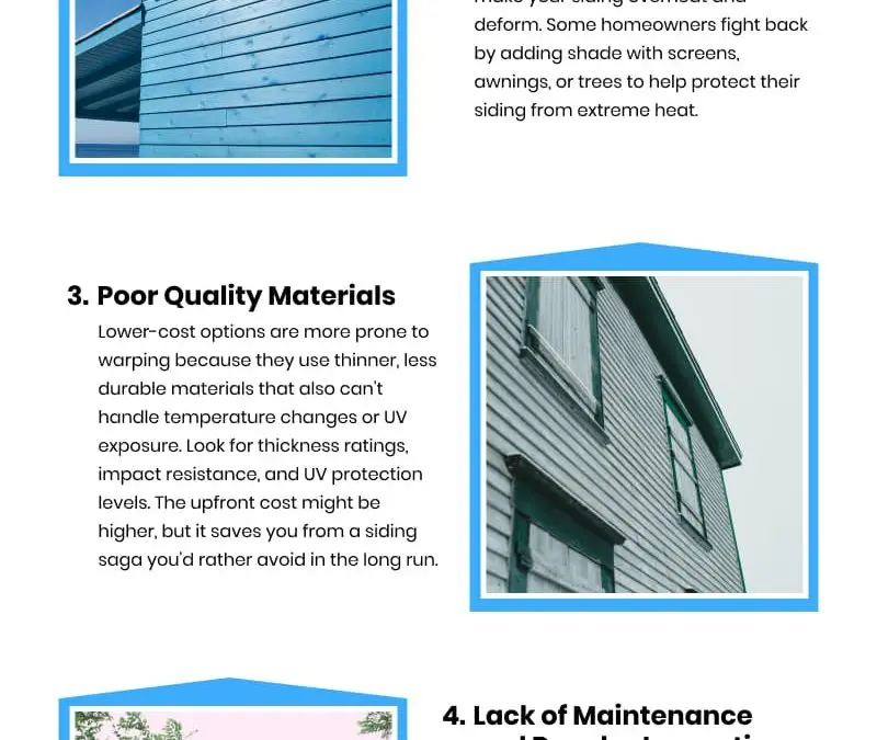 5 Causes of Warped Siding