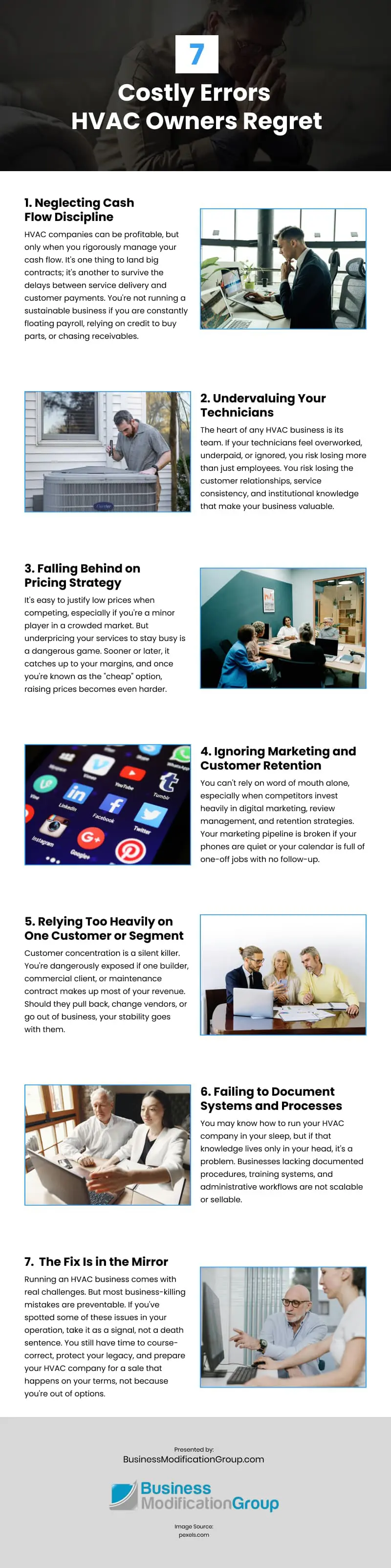 7 Costly Errors HVAC Owners Regret Infographic 7 Costly Errors HVAC Owners Regret Infographic