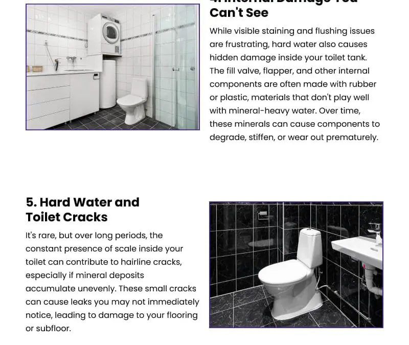 8 Impacts of Hard Water on Your Toilet