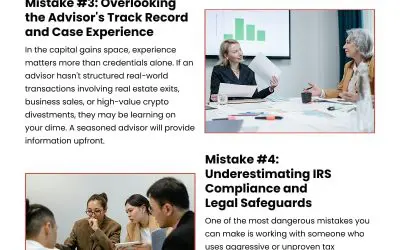 6 Mistakes to Avoid When Hiring a Capital Gains Tax Advisor