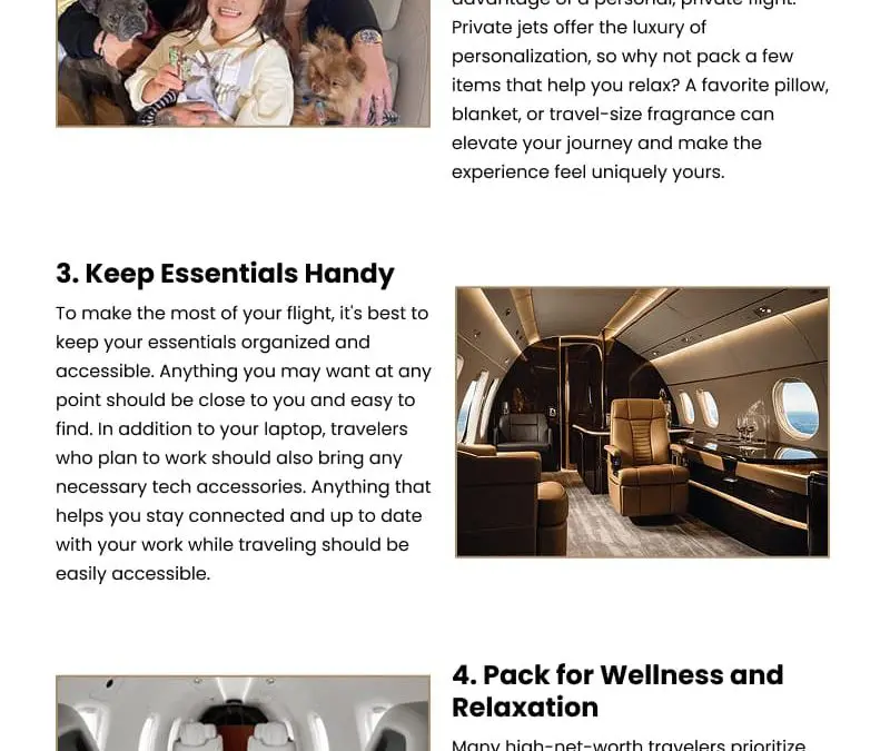 5 Packing Tips for Private Jet Travel