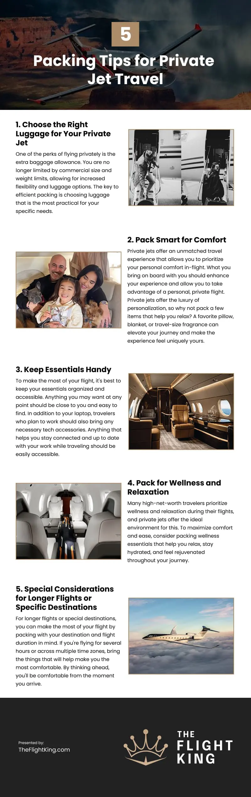 5 Packing Tips for Private Jet Travel Infographic 5 Packing Tips for Private Jet Travel Infographic