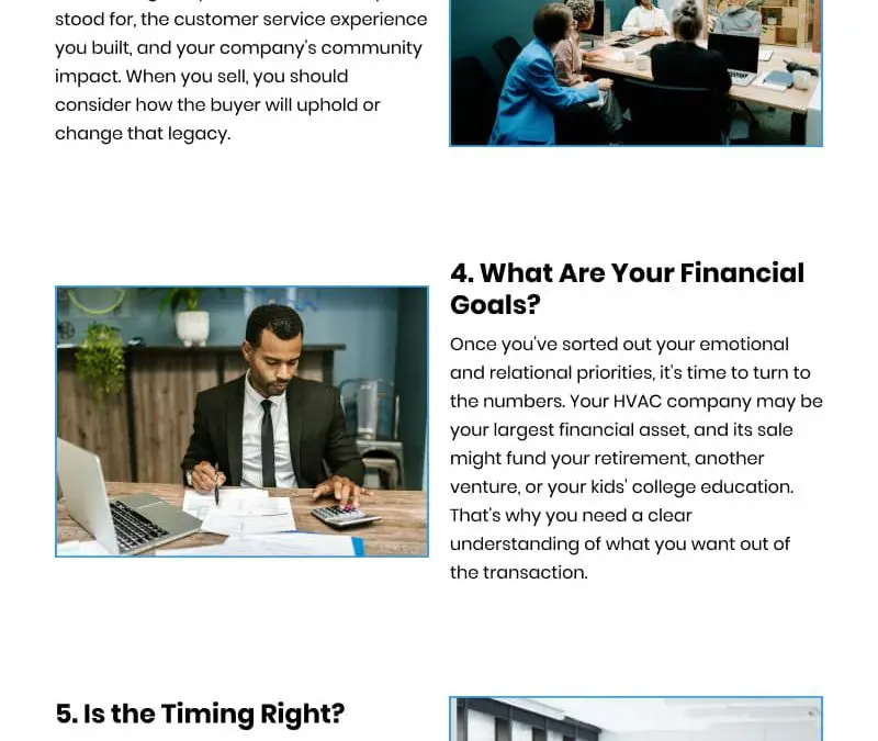 7 Questions to Ask Before Selling Your Family HVAC Business