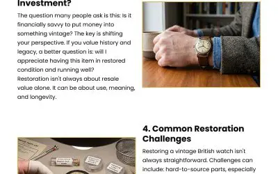 6 Reasons to Restore Your Vintage British Watch
