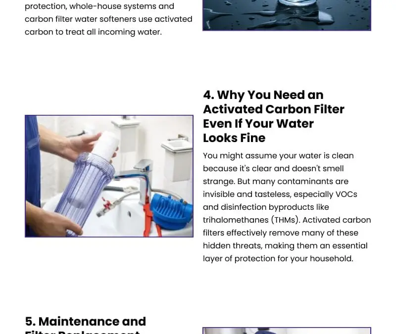 7 Reasons to Use an Activated Carbon Filter