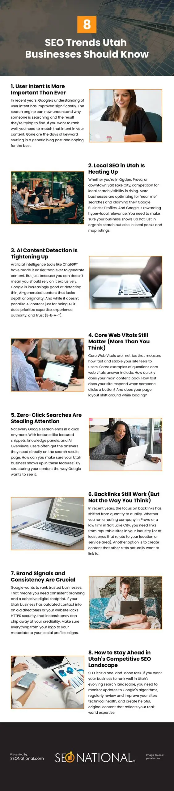 8 SEO Trends Utah Businesses Should Know Infographic