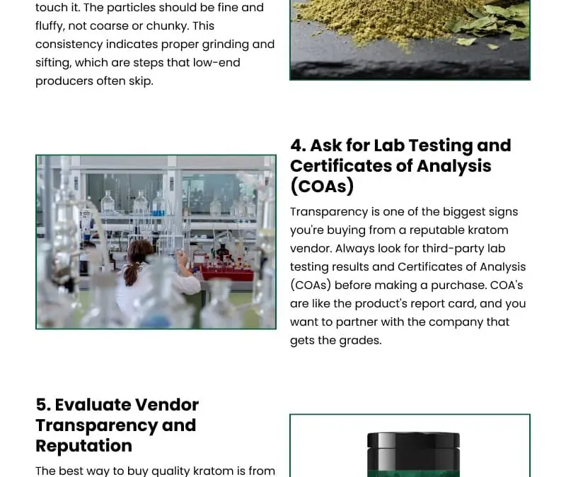 7 Signs You’re Buying Quality Kratom