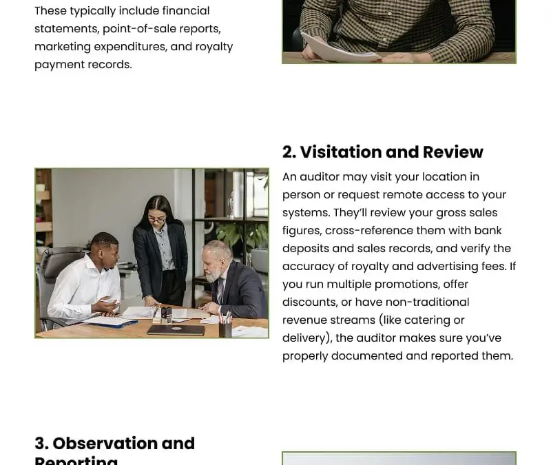 3 Things to Expect in a Franchise Audit