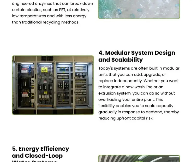 7 Breakthroughs in Plastic Recycling Technology