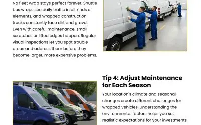 6 Commercial Fleet Wrap Maintenance Tips