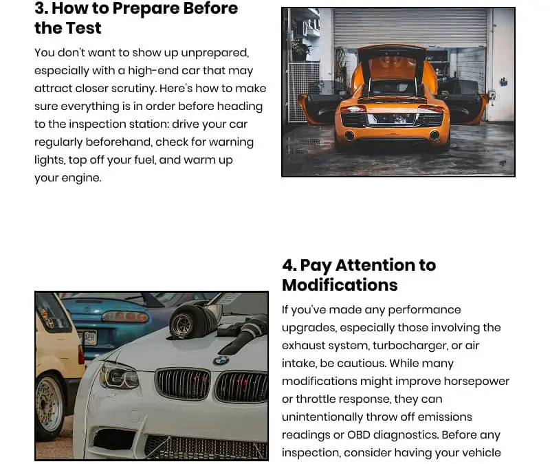 6 Emission Testing Tips for Luxury Vehicles