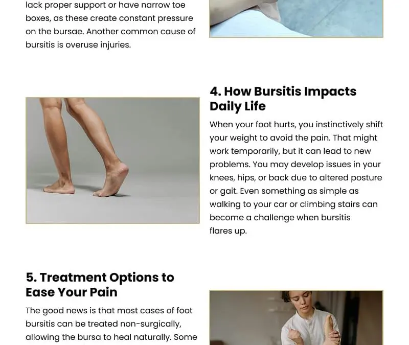 7 Facts About Foot Bursitis Pain