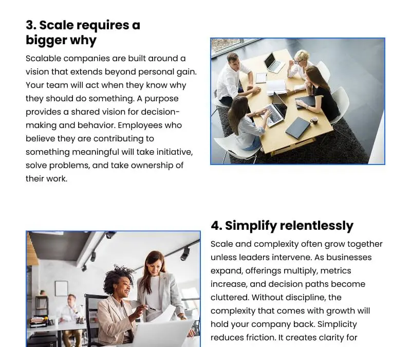 6 Keys to CEO Scaling Success