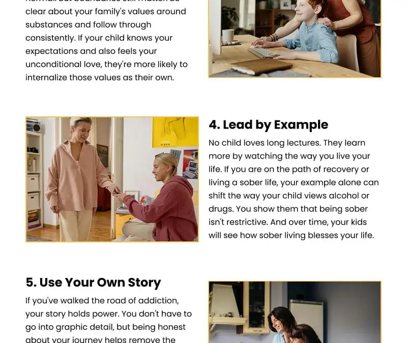 7 Mom Tips to Help Kids Stay Sober