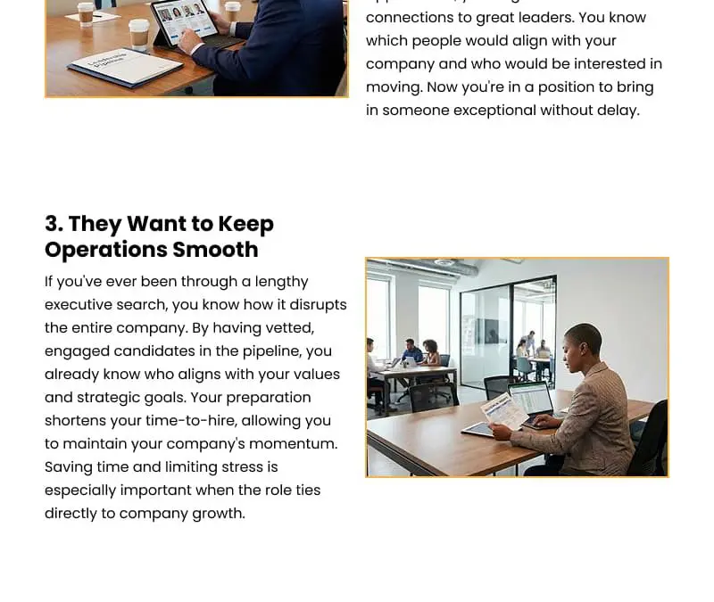 5 Reasons Proactive Executive Hiring Matters