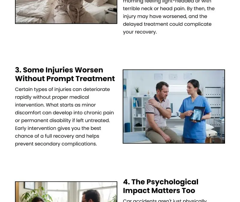 5 Reasons to See a Doctor After a Car Accident