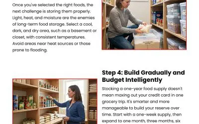 6 Steps to a One-Year Emergency Food Supply