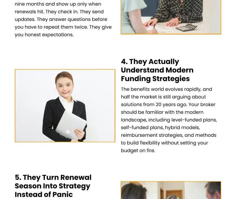 7 Things to Expect From a Great Benefits Broker