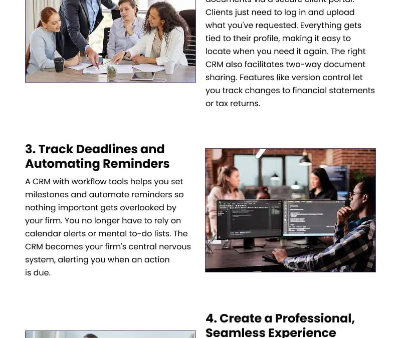 5 Ways CRM Software Helps Accountants