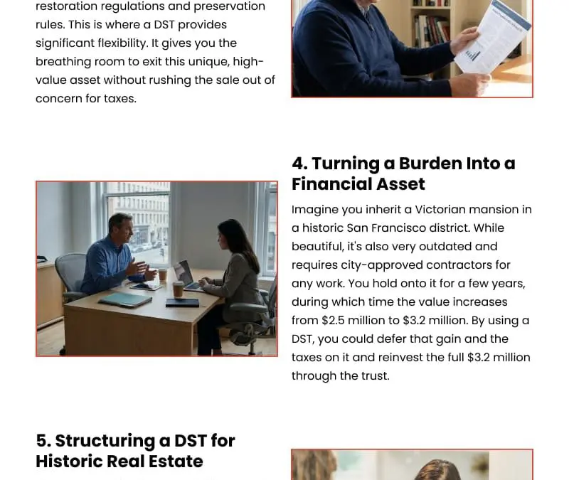 7 Ways DST Can Help Sell a Historic Property