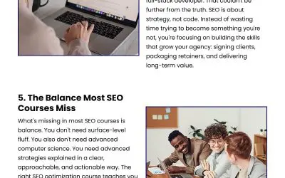 8 Ways SEO Courses Miss the Mark