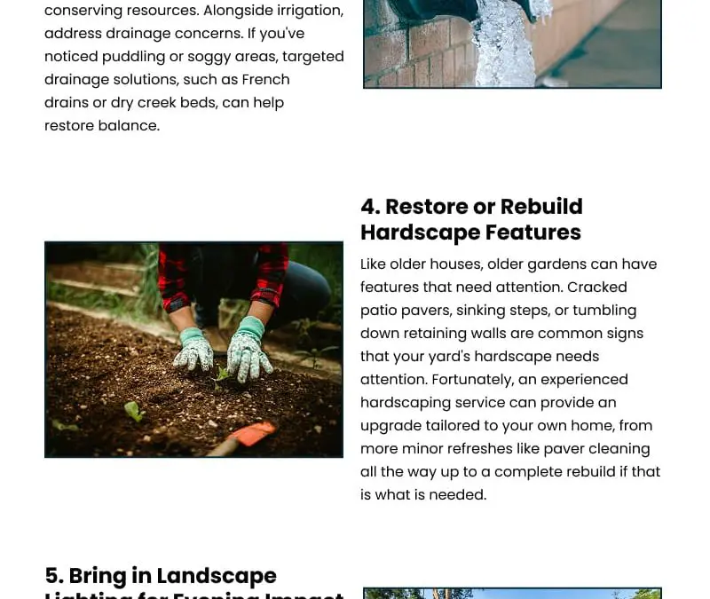 7 Ways to Refresh Mature Landscaping