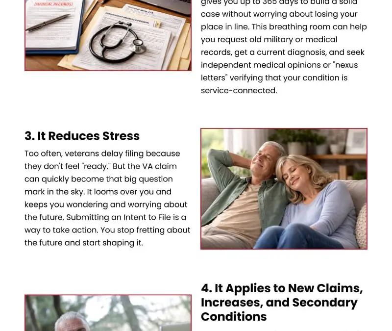 5 Benefits of Filing an Intent to File Early