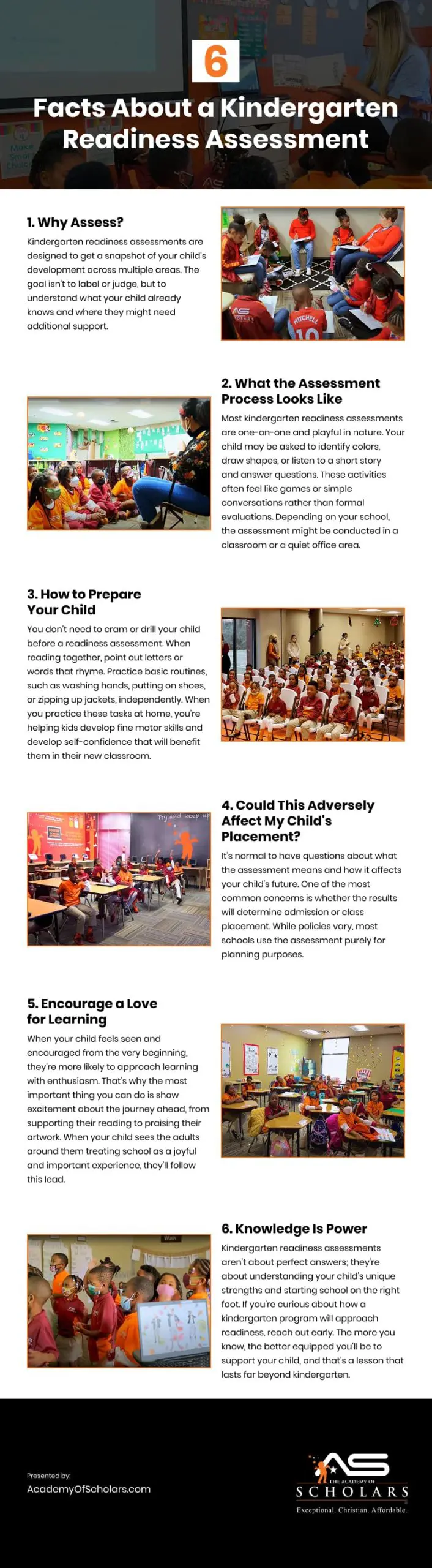 6 Facts About a Kindergarten Readiness Assessment Infographic