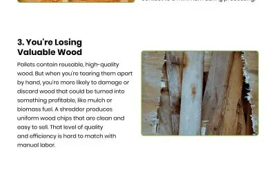 5 Pallet Shredder Benefits for Recycling Yards