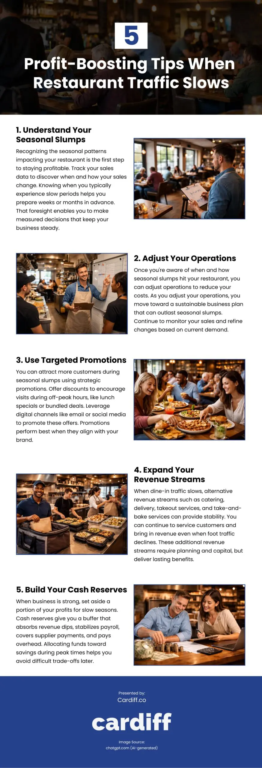 5 Profit-Boosting Tips When Restaurant Traffic Slows 5 Profit-Boosting Tips When Restaurant Traffic Slows Infographic