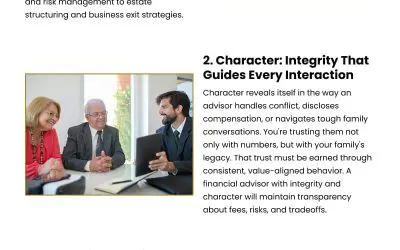 3 Qualities To Look for in Your Financial Advisor