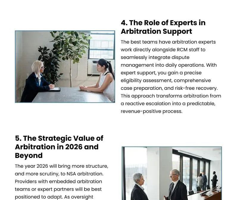 8 Reasons Arbitration Matters in RCM