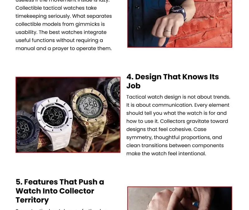 7 Reasons Tactical Watches Are Collectible