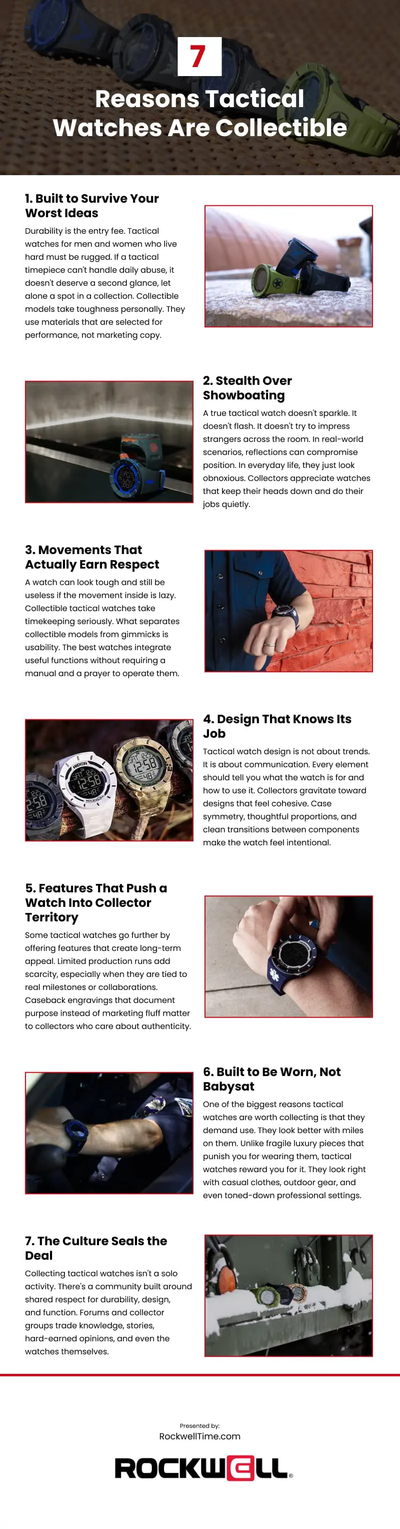 7 Reasons Tactical Watches Are Collectible Infographic