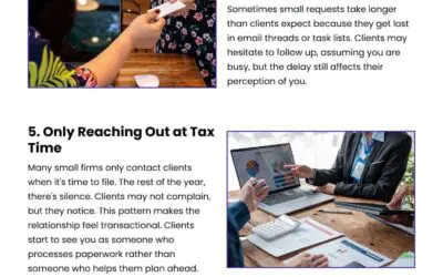 8 Client Experience Gaps Tax Firms Miss