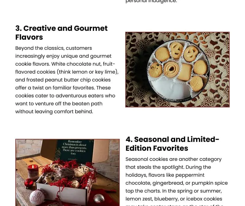 6 Customer Favorites in Cookie Flavors