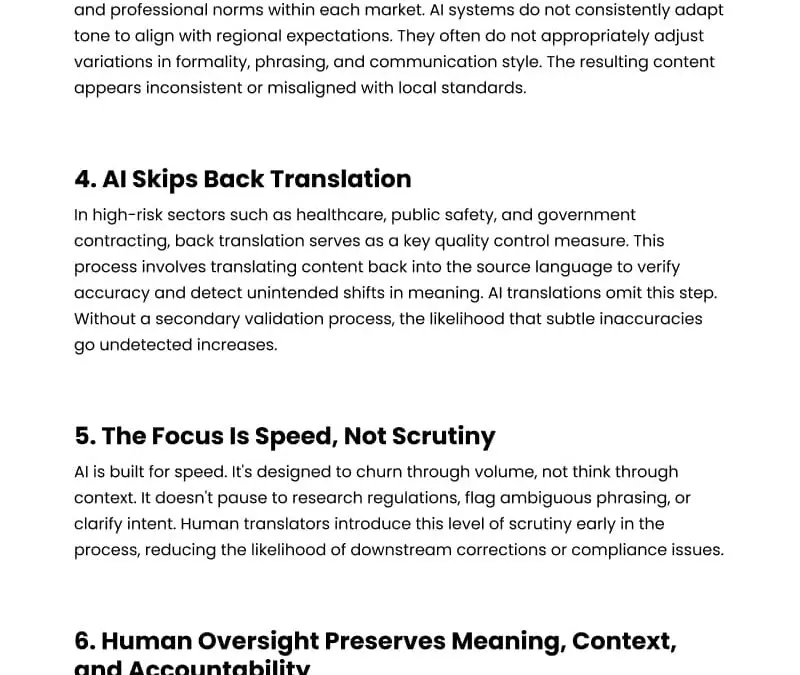 8 Key Translation Steps AI Skips