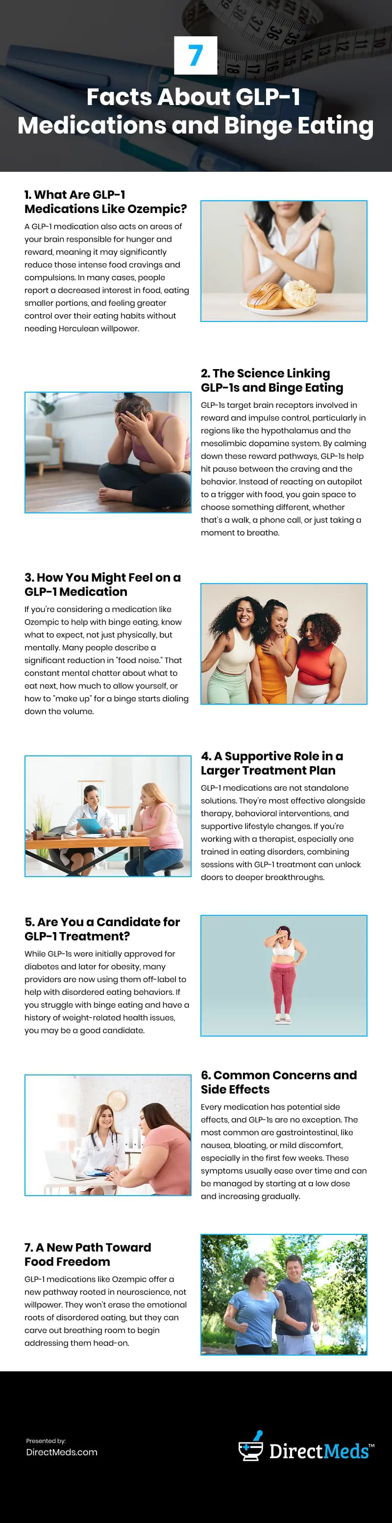 7 Facts About GLP-1 Medications and Binge Eating Infographic 7 Facts About GLP-1 Medications and Binge Eating Infographic