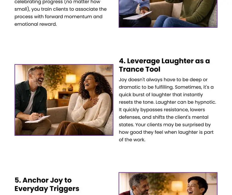 7 Hypnosis Techniques That Unleash Joy