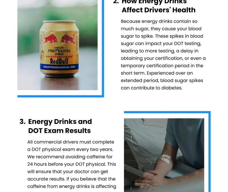 4 Insights on Energy Drinks and DOT Exams